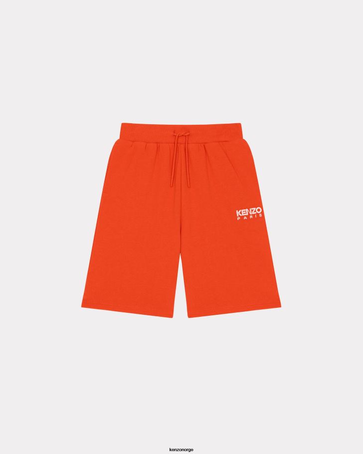 Kenzo klær barn ecru fleeceshorts med logo DVNVN784