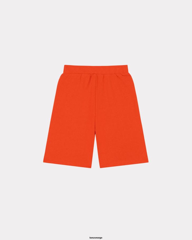 Kenzo klær barn ecru fleeceshorts med logo DVNVN784