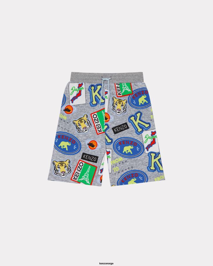 Kenzo klær barn ecru travel' fleeceshorts DVNVN743