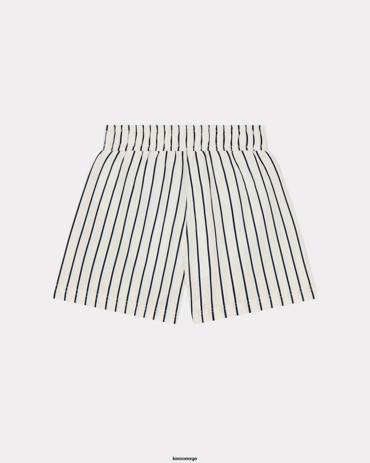 Kenzo klær barn krem capsule high summer' stripete badeshorts DVNVN742