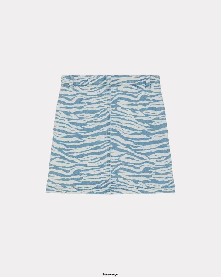 Kenzo klær barn ecru rainbow' denimskjørt DVNVN785