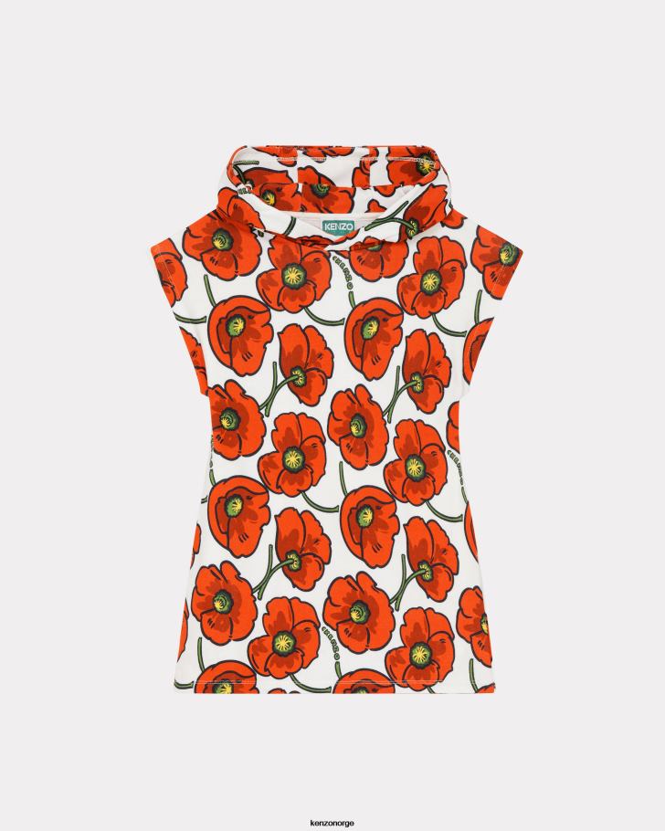 Kenzo klær barn krem capsule high summer' valmuekjole DVNVN731
