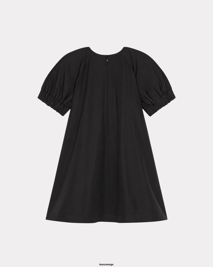 Kenzo klær barn svart kinesisk nyttår capsule' utsvingt kjole DVNVN747