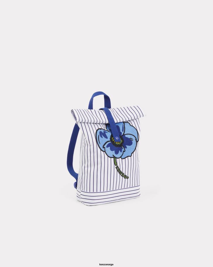 Kenzo tilbehør barn kongeblå capsule high summer' stripete ryggsekk DVNVN707