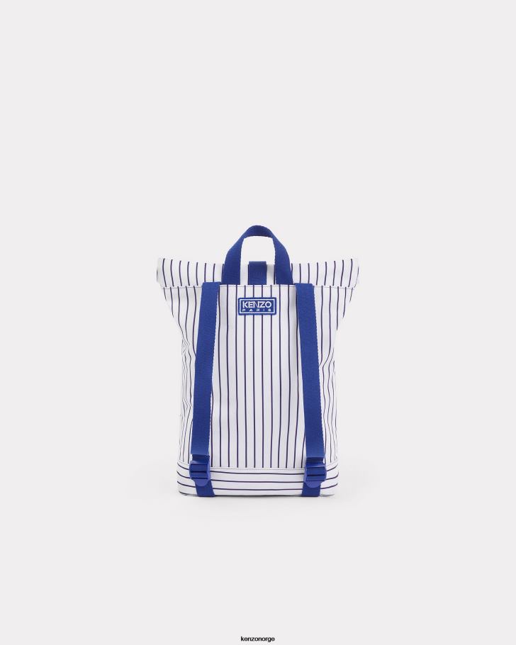 Kenzo tilbehør barn kongeblå capsule high summer' stripete ryggsekk DVNVN707