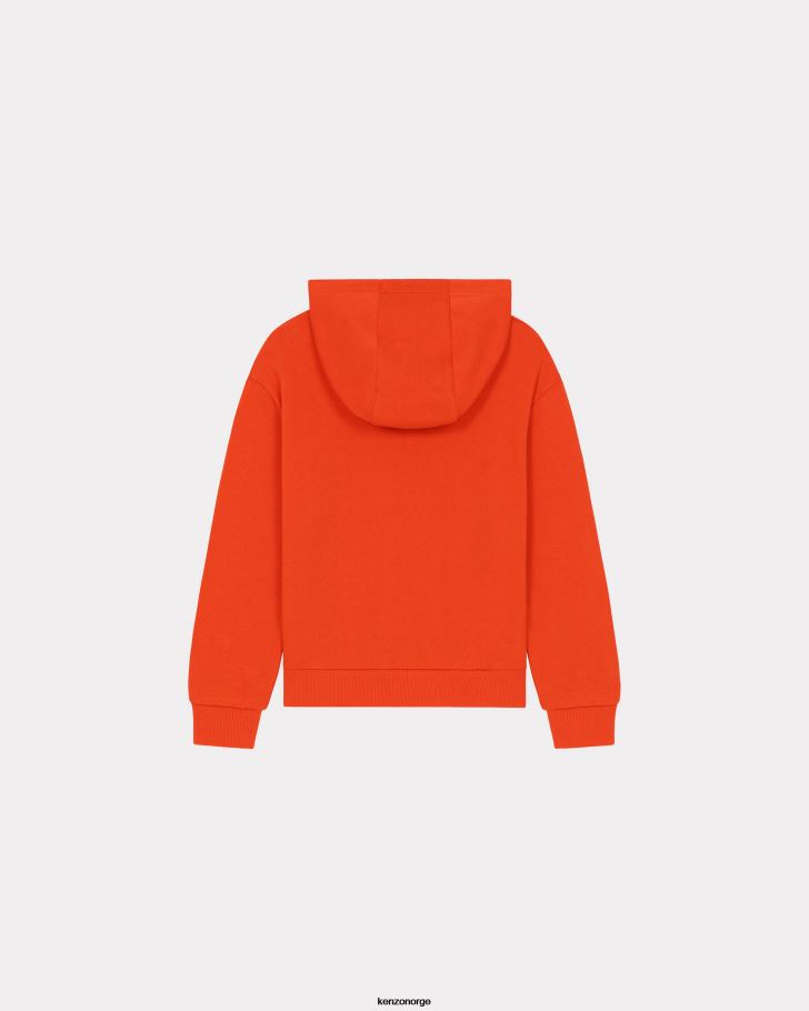 Kenzo klær barn ecru logo hettegenser DVNVN753