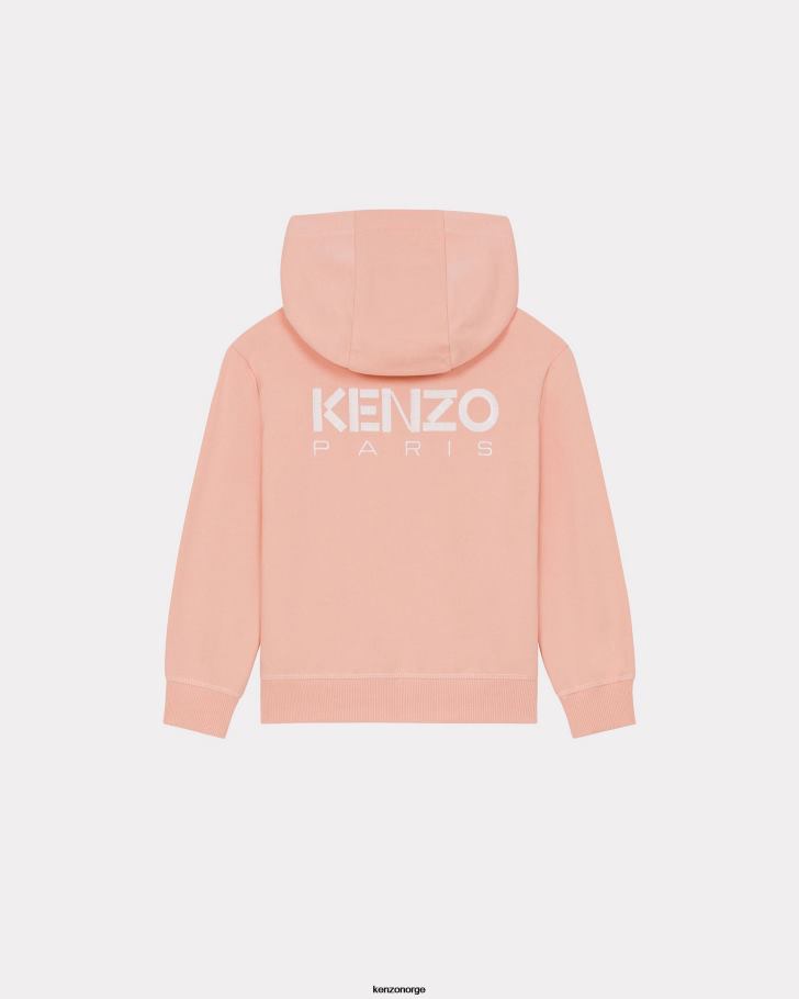 Kenzo klær barn ecru logo hettegenser DVNVN778