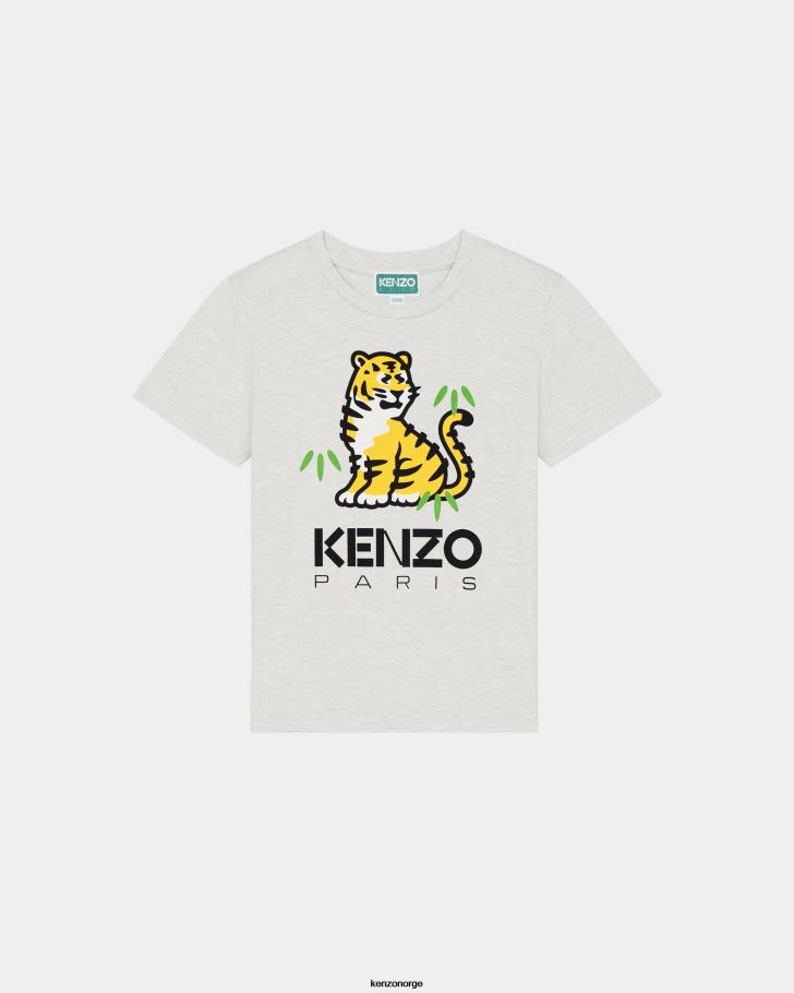 Kenzo klær barn ecru kotora' t-skjorte DVNVN779