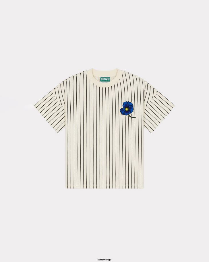 Kenzo klær barn krem capsule high summer' stripete t-skjorte DVNVN773