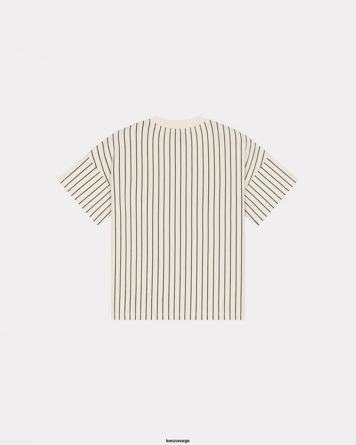 Kenzo klær barn krem capsule high summer' stripete t-skjorte DVNVN773