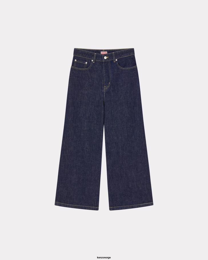 Kenzo klær kvinner blekk sumire cropped jeans DVNVN655