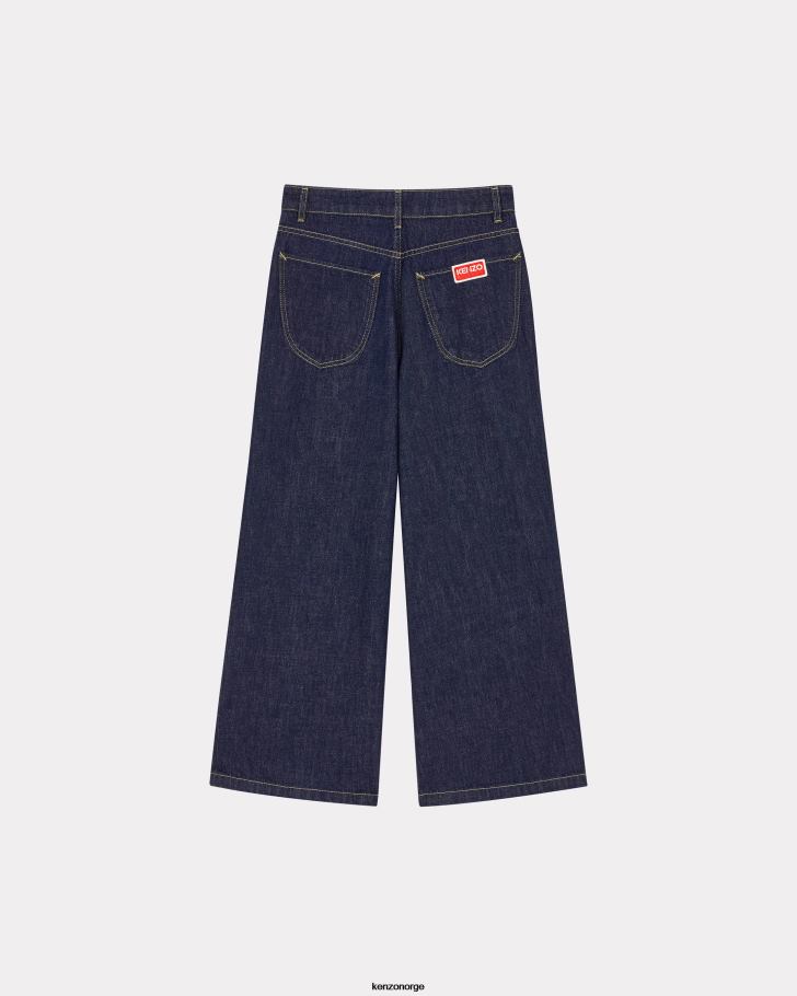 Kenzo klær kvinner blekk sumire cropped jeans DVNVN655
