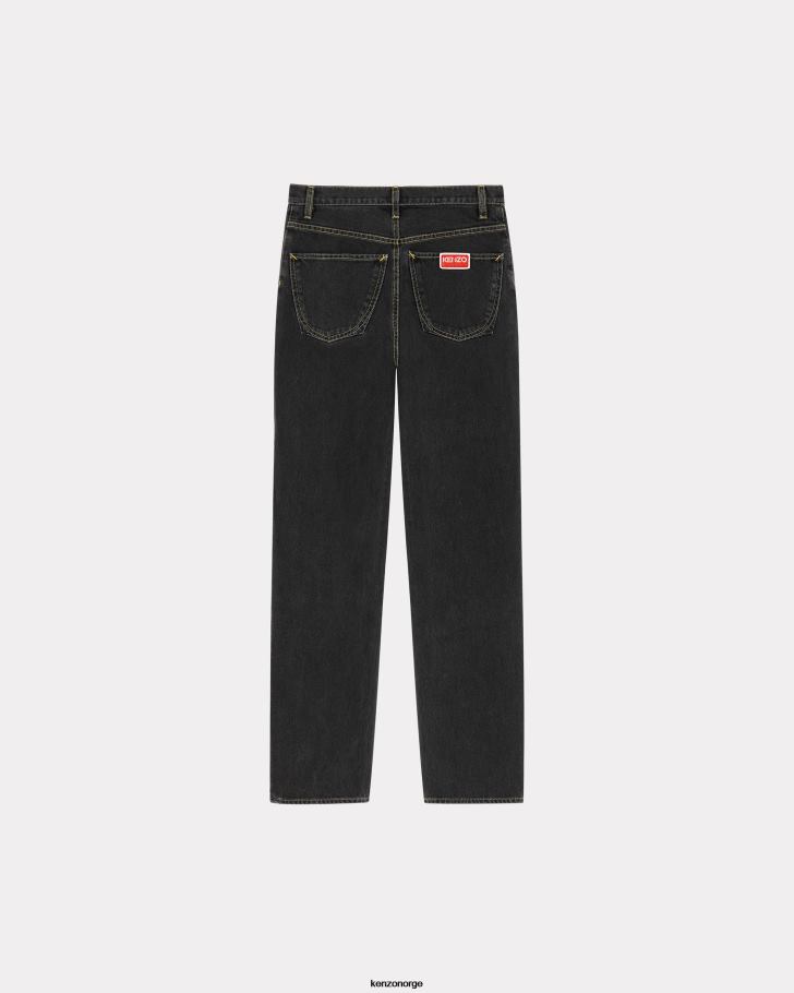 Kenzo klær kvinner svart bare slim fit jeans DVNVN558