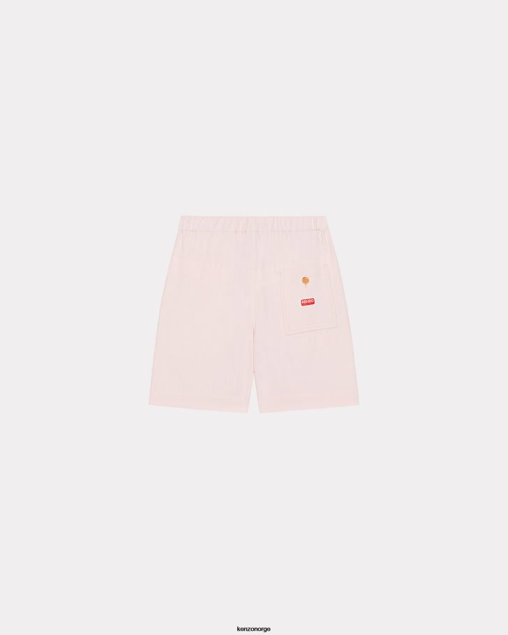 Kenzo klær kvinner bleknet rosa sjømannsshorts DVNVN615