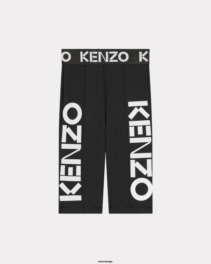 Kenzo klær kvinner svart sykkelshorts DVNVN580