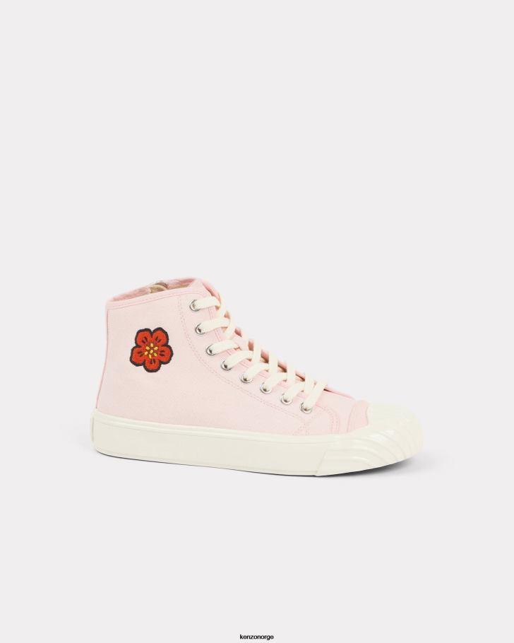 Kenzo footwewar kvinner bleknet rosa high-top skoletrenere m DVNVN486