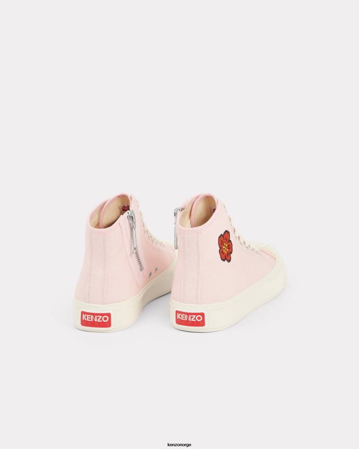 Kenzo footwewar kvinner bleknet rosa high-top skoletrenere m DVNVN486