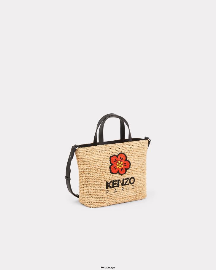 Kenzo tilbehør kvinner svart liten raffia-veske DVNVN901