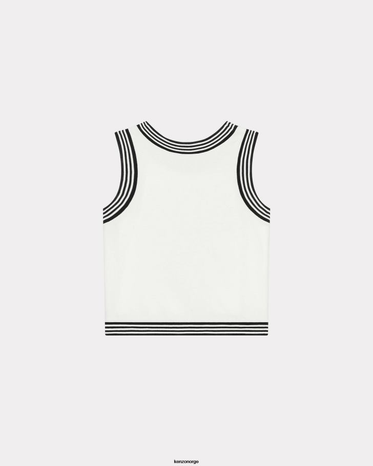 Kenzo klær kvinner off white aloha flower tattoo' løs tanktopp DVNVN555
