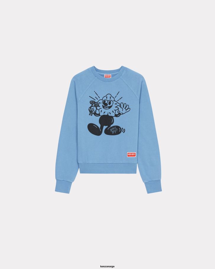 Kenzo klær kvinner cyan boke genser DVNVN465