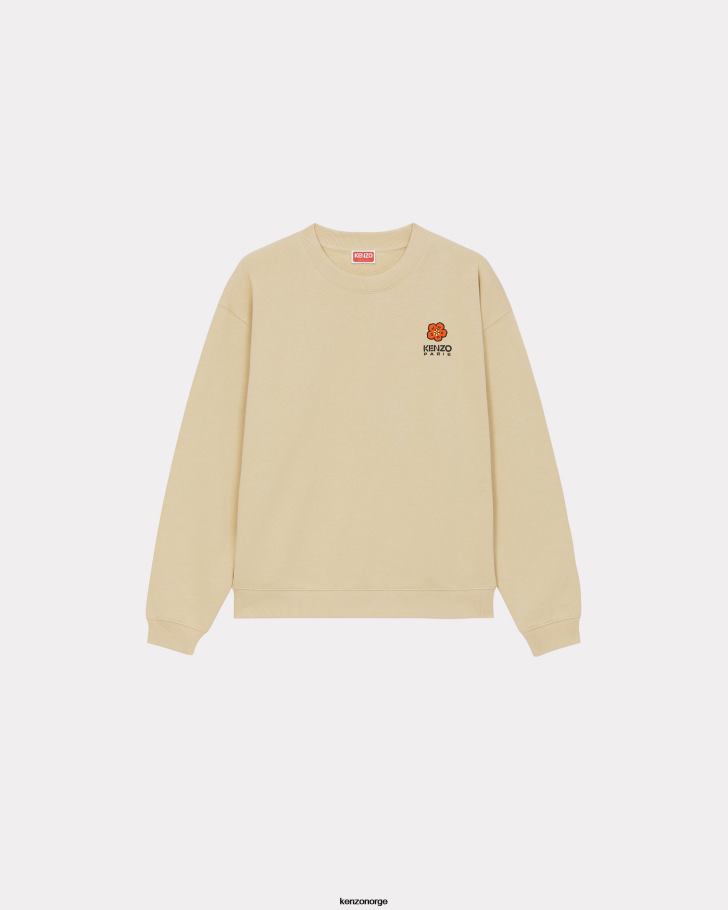 Kenzo klær kvinner kamel genser med boke flower crest DVNVN531