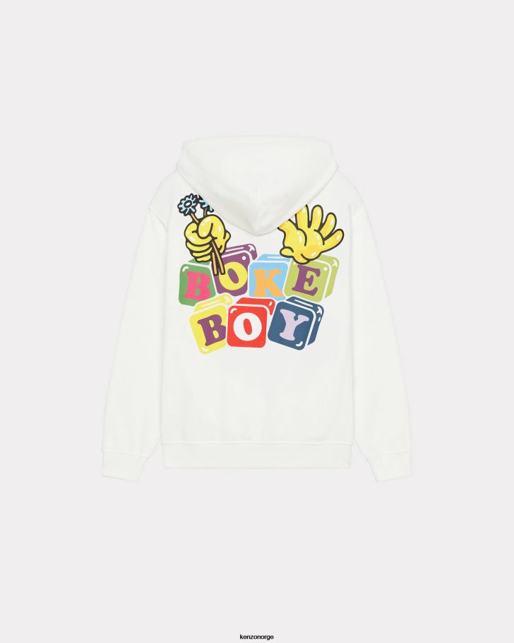 Kenzo klær kvinner off white boke hettegenser DVNVN402