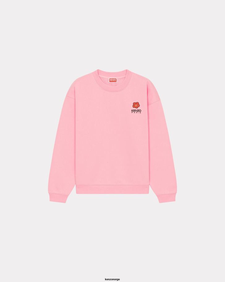 Kenzo klær kvinner rose genser med boke flower crest DVNVN520