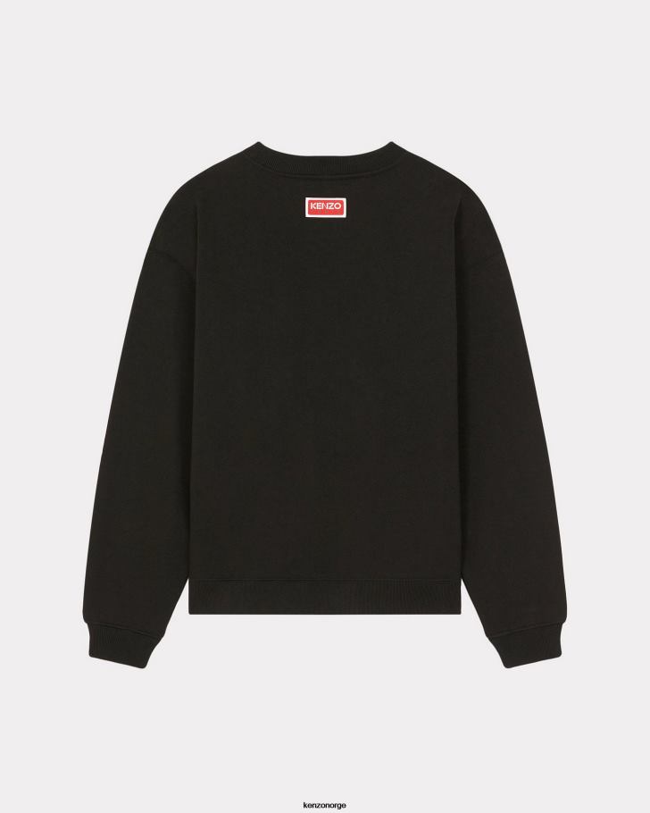 Kenzo klær kvinner svart boke flower' sweatshirt DVNVN495