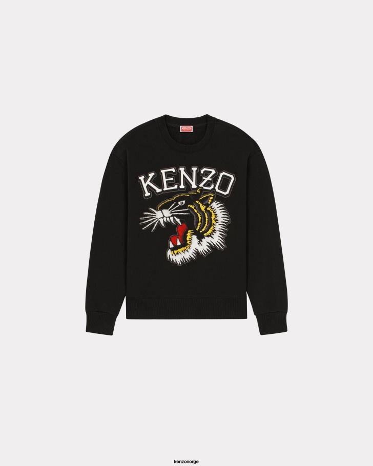 Kenzo klær kvinner svart varsity jungle' tigergenser DVNVN536