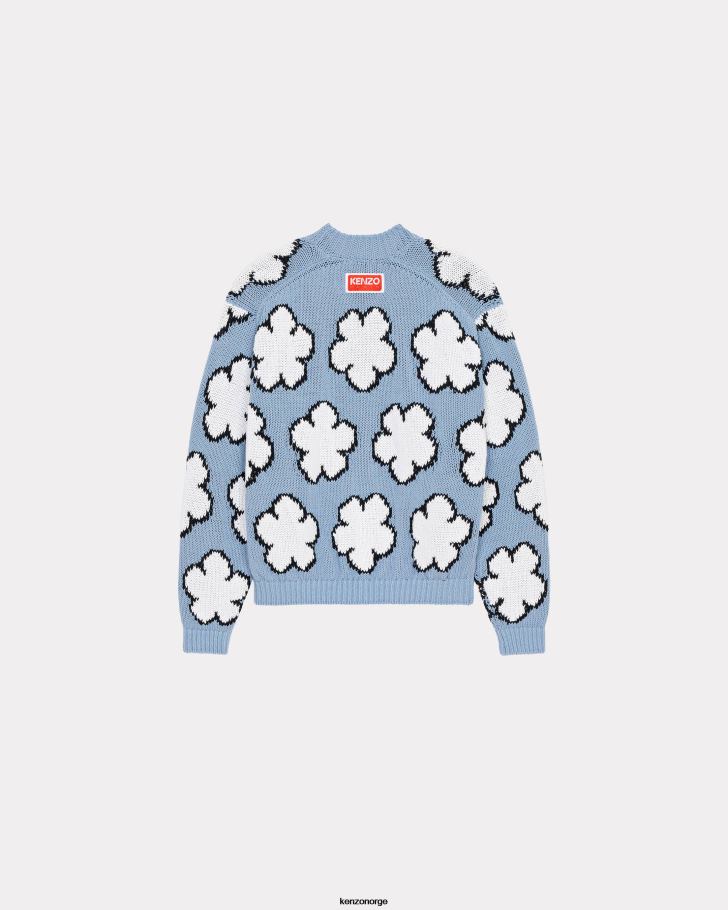Kenzo klær kvinner cyan boke blomstergenser DVNVN597