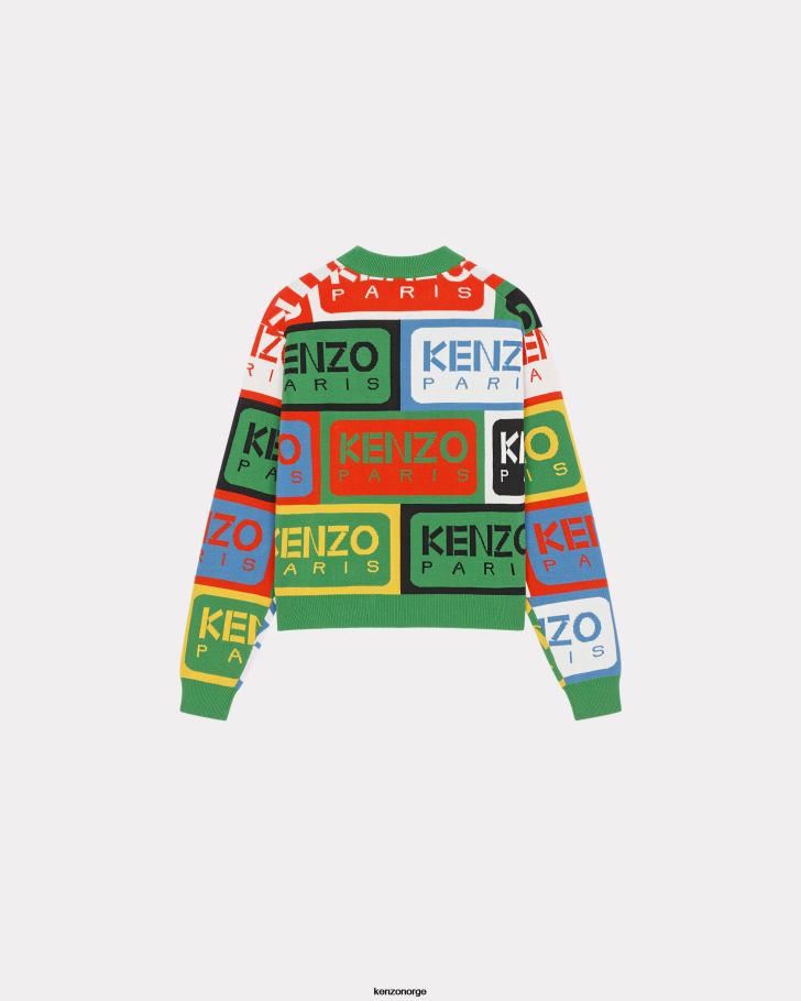 Kenzo klær kvinner flerfarget etikettens jumper DVNVN410