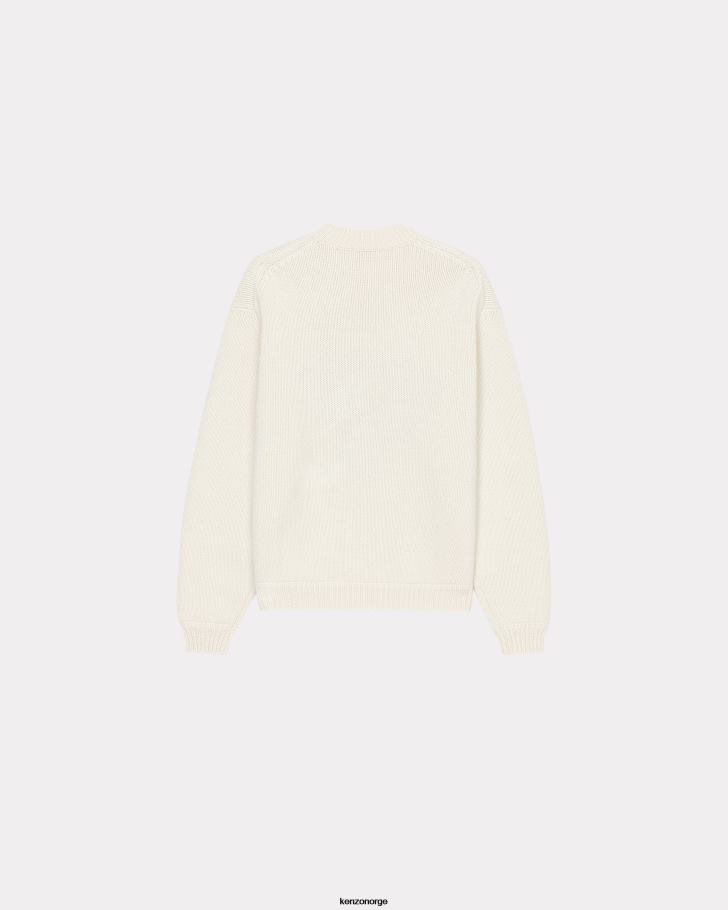 Kenzo klær kvinner off white genser i elefantull DVNVN380