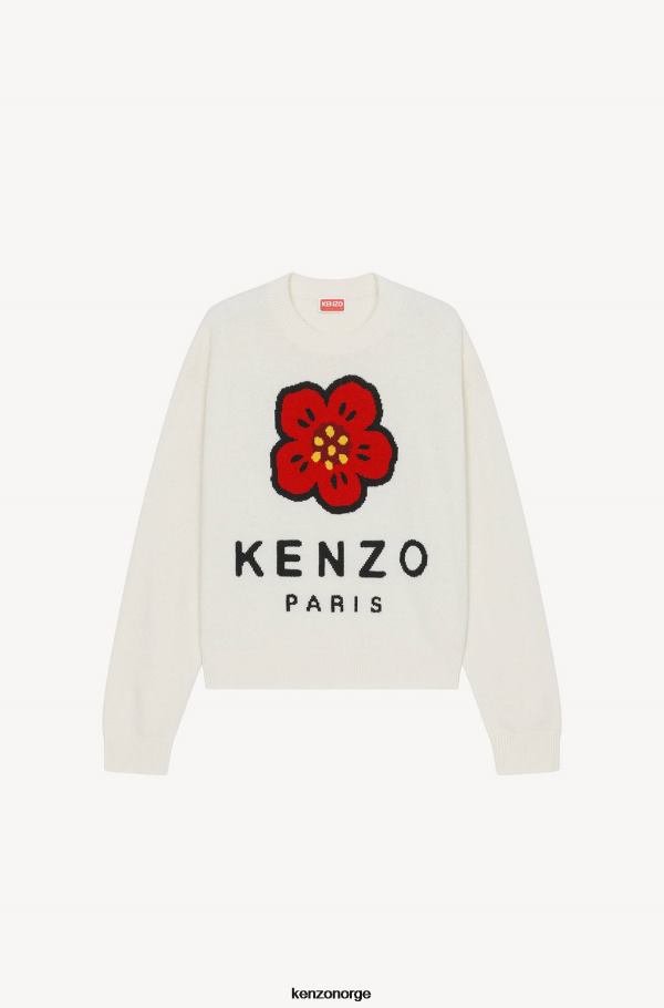 Kenzo klær kvinner off white merinoullgenser av boke flower DVNVN542