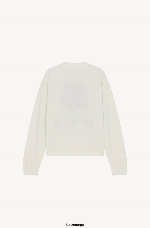 Kenzo klær kvinner off white merinoullgenser av boke flower DVNVN542
