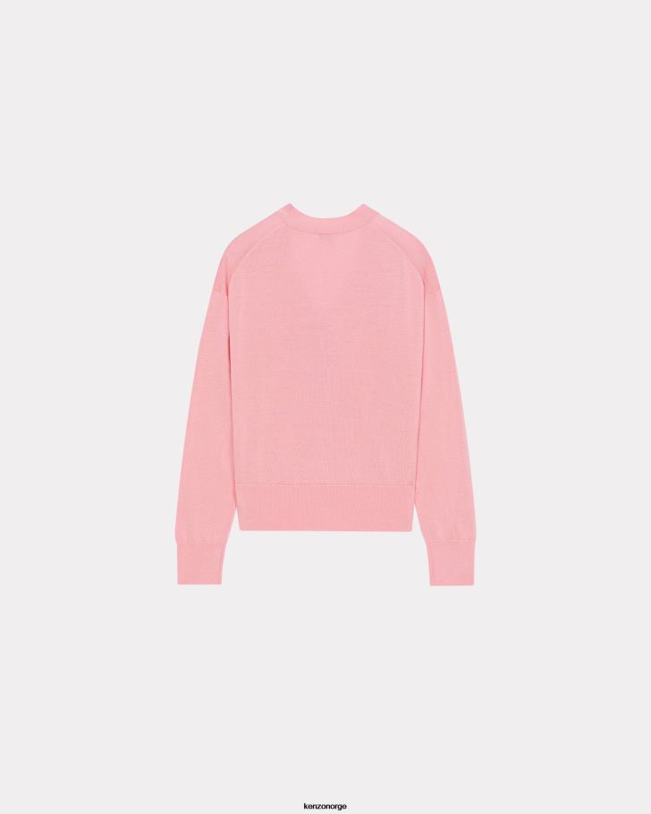 Kenzo klær kvinner rose boke flower' ull cardigan DVNVN647