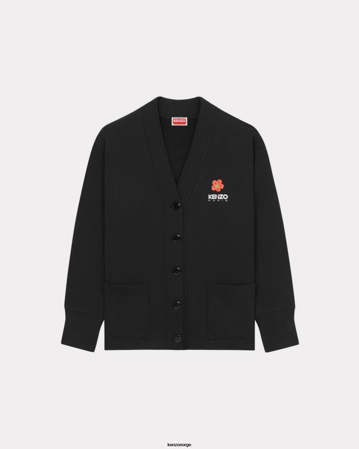Kenzo klær kvinner svart boke flower' cardigan DVNVN510