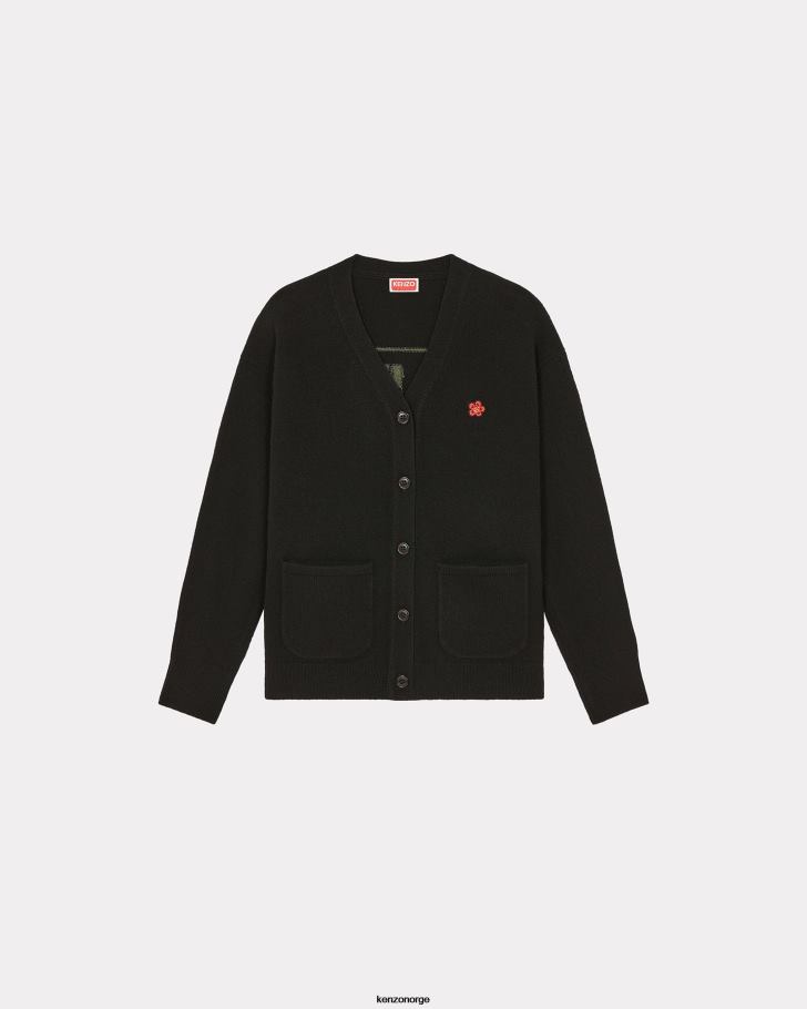Kenzo klær kvinner svart paris cardigan DVNVN498