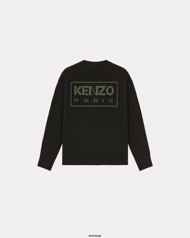 Kenzo klær kvinner svart paris cardigan DVNVN498