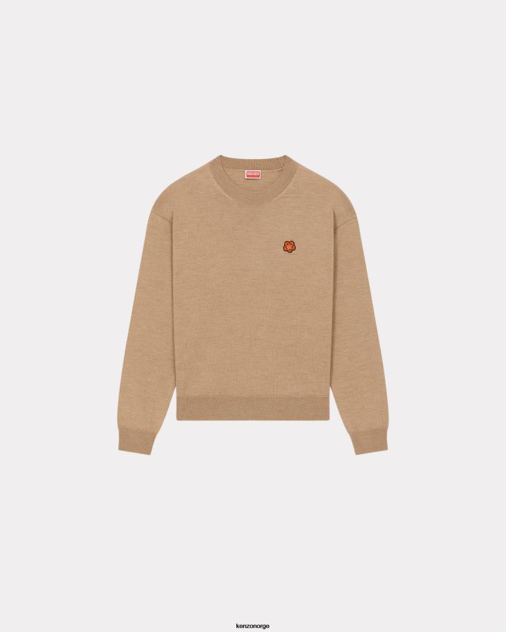 Kenzo klær kvinner tabac boke flower' crest ullgenser DVNVN413