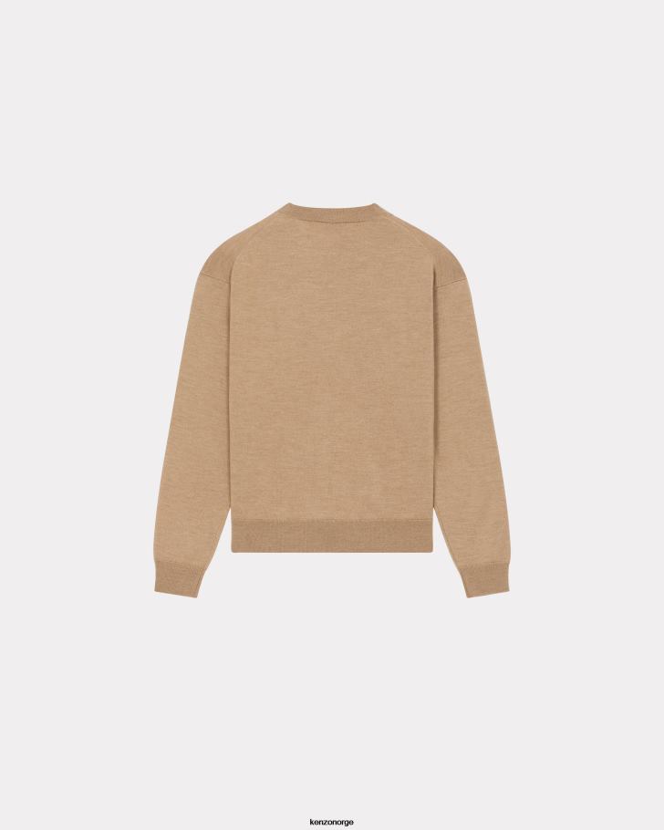 Kenzo klær kvinner tabac boke flower' crest ullgenser DVNVN413