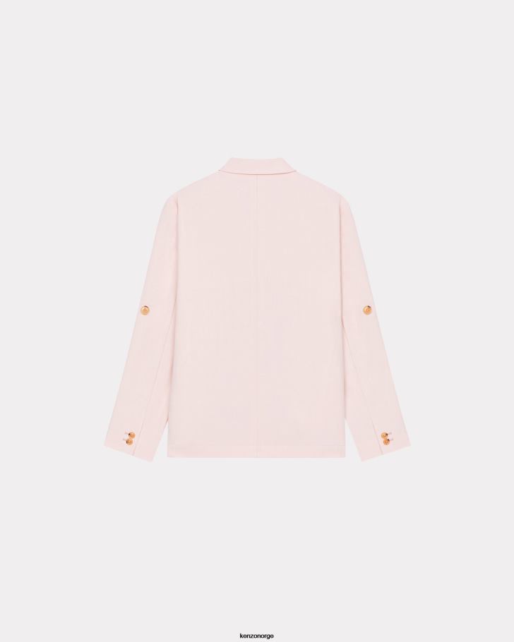 Kenzo klær kvinner bleknet rosa oversize blazer DVNVN371