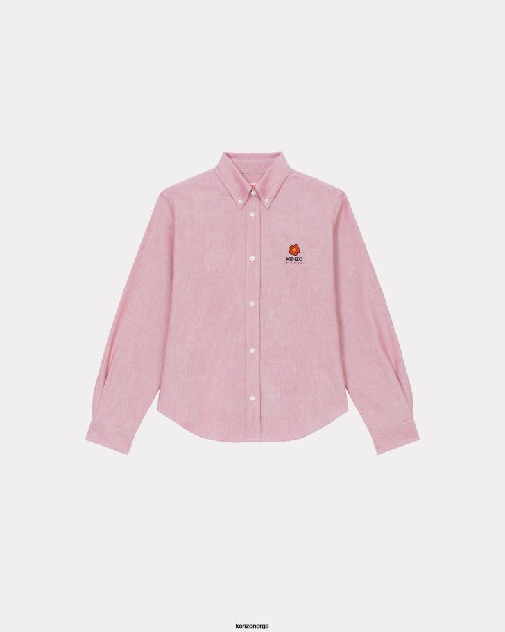 Kenzo klær kvinner kirsebær boke flower' crest slank skjorte DVNVN572