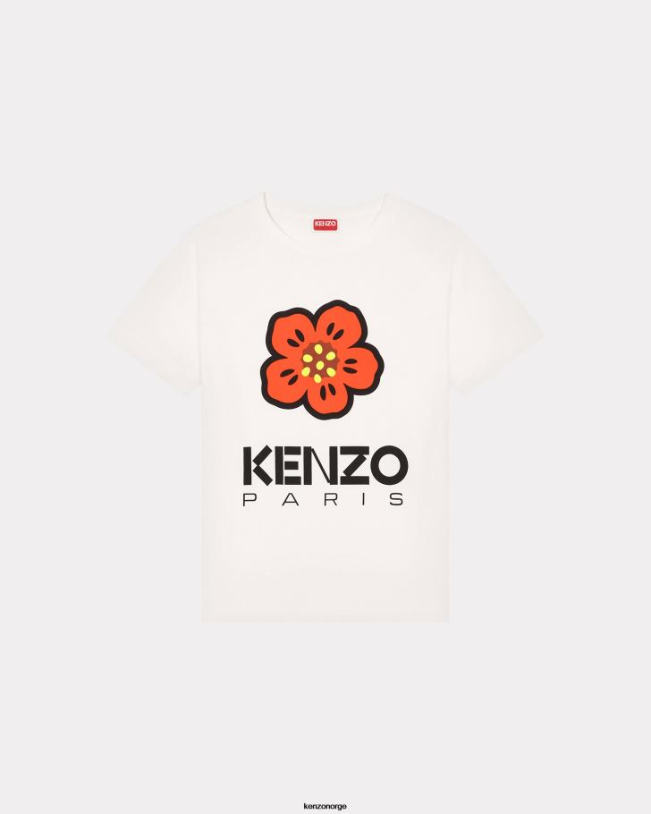 Kenzo klær kvinner hvit boke flower' løs t-skjorte DVNVN480