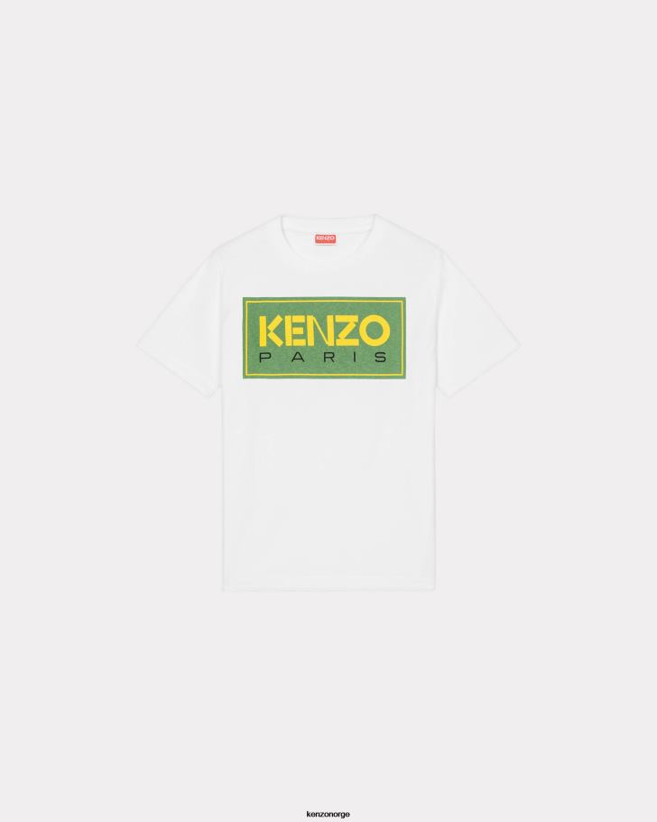 Kenzo klær kvinner hvit paris løs t-skjorte DVNVN601