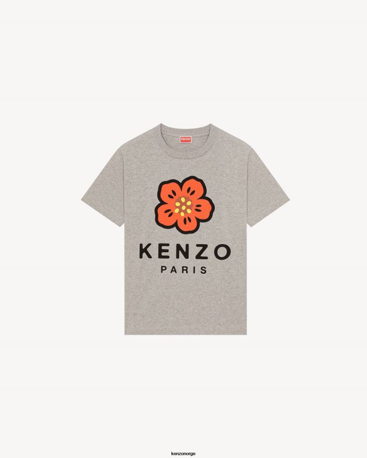 Kenzo klær kvinner perlegrå boke flower' løs t-skjorte DVNVN475