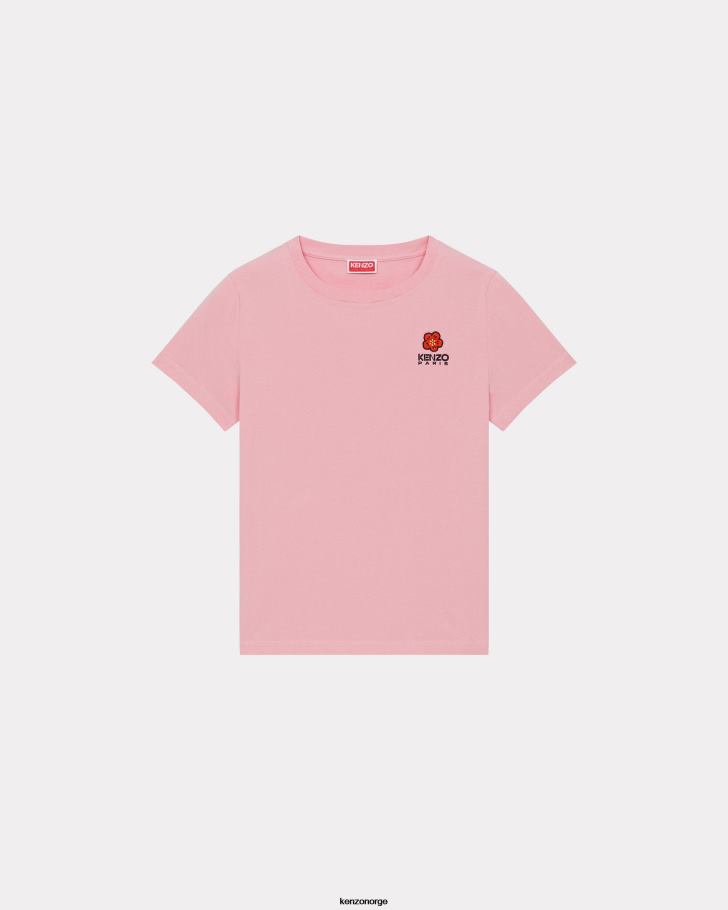 Kenzo klær kvinner rose boke flower' crest t-skjorte DVNVN422