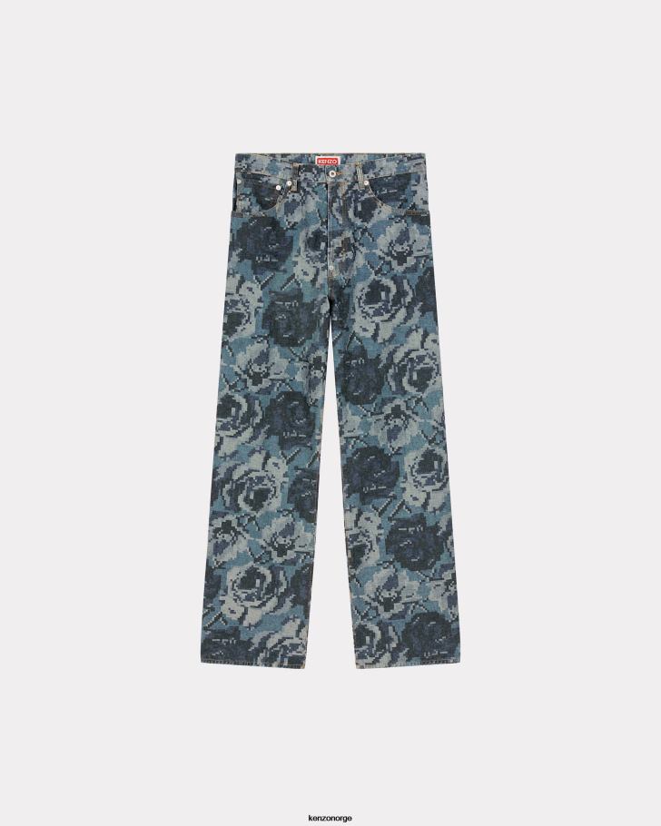 Kenzo klær menn midnatt blå avslappede suisen jeans DVNVN323