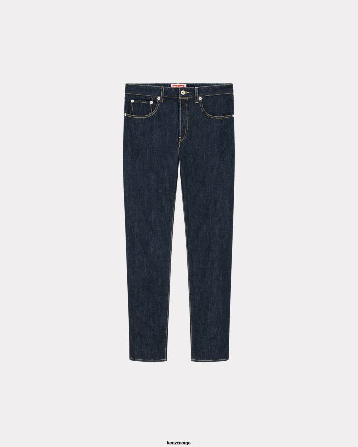 Kenzo klær menn skyll blå denim bare slim-fit jeans DVNVN268