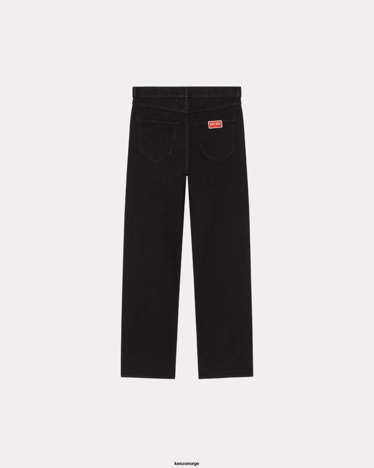 Kenzo klær menn skyll svart denim bare slim jeans DVNVN82