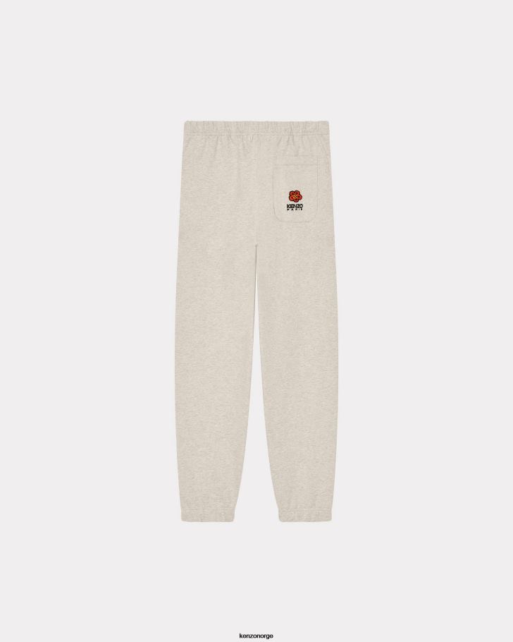 Kenzo klær menn blek grå boke flower' crest joggebukser DVNVN321